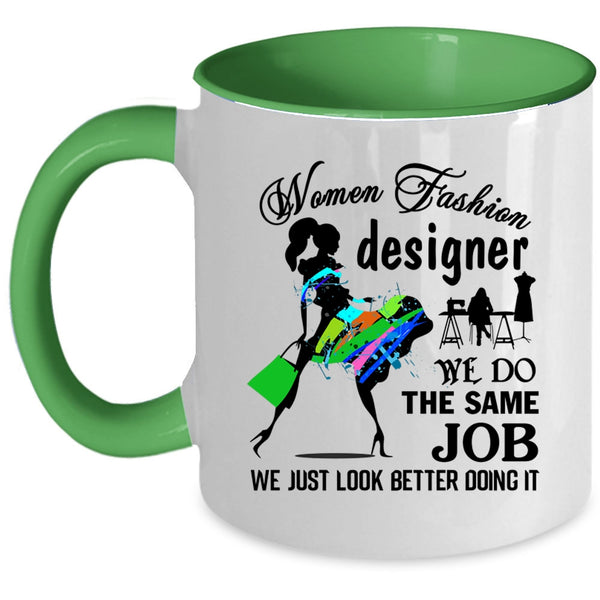 Cute Gift For My Wife Coffee Mug, Women Fashion Designer Accent Mug