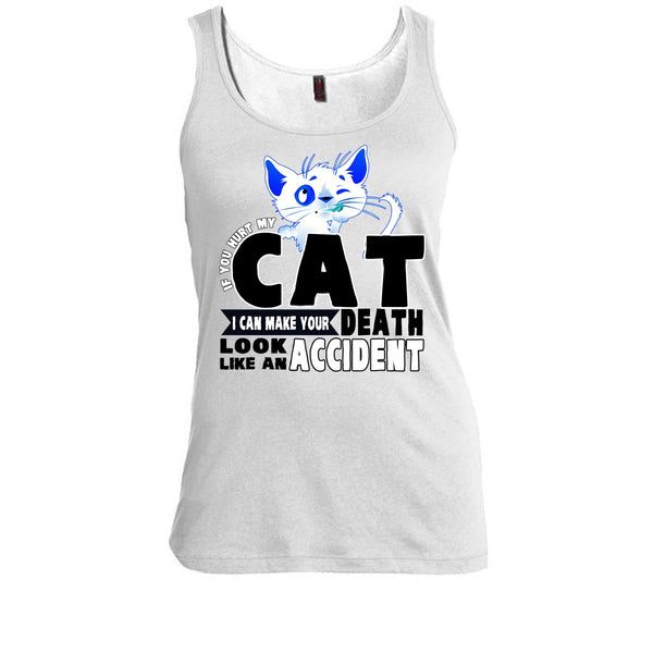 If You Hurt My Cat T Shirt, Funny Cat Tank Top
