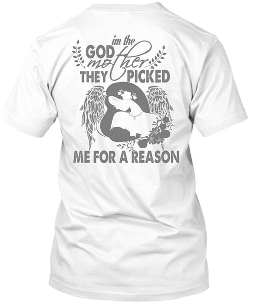 A black t-shirt with the shopify logo