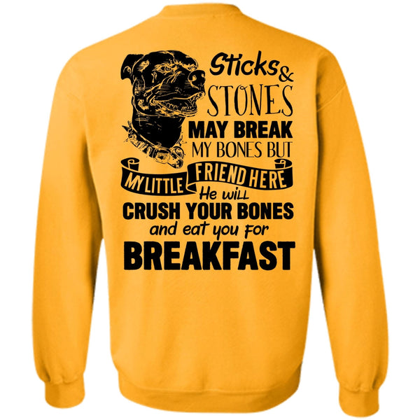 I Love Pit Bull T Shirt, You For Breakfast Sweatshirt