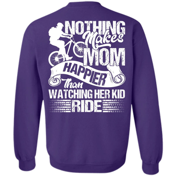 Makes Mom Happier T Shirt, I Love Biking Sweatshirt