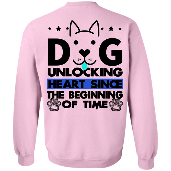 I Love My Dog T Shirt, Dog Unlocking Heart Sweatshirt