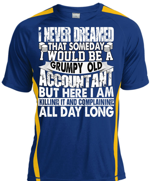 Grumpy Old Accountant T Shirt, I Never Dreamed T Shirt, Cool Shirt