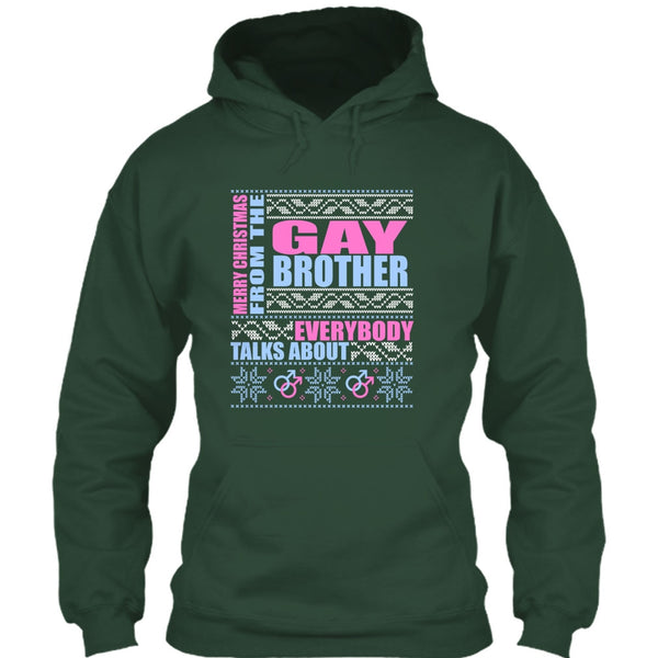 Merry Christmas From The Gay brother T Shirt, Coolest Gay Brother T Shirt