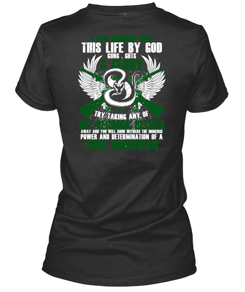 God Guns T Shirt, True American T Shirt