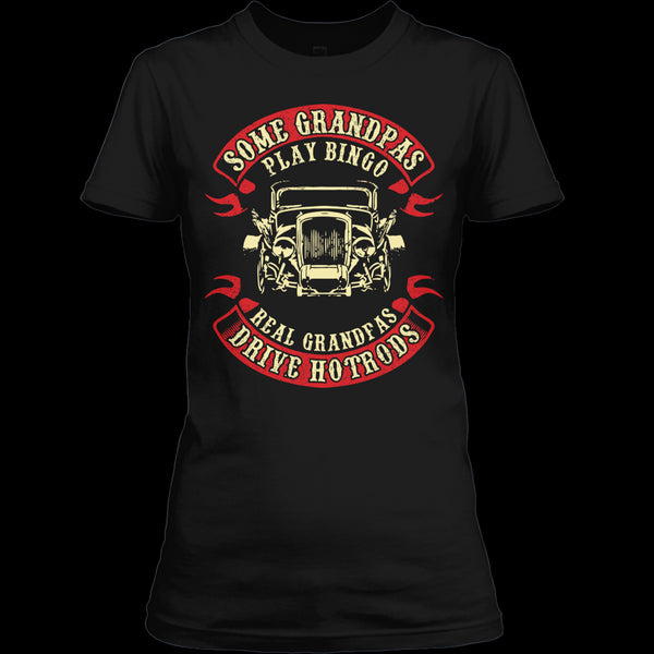 A black t-shirt with the shopify logo