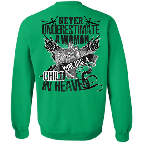 I Love Mom T Shirt, Woman Who Has A Child In Heaven Sweatshirt