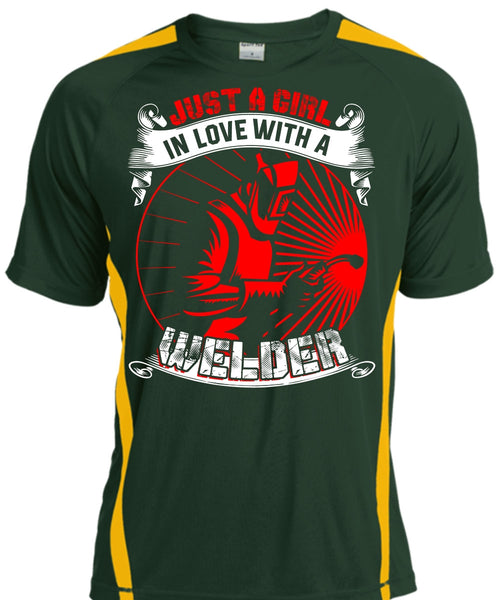 Just A Girl In Love With A Welder T Shirt, Being A Welder T Shirt, Cool Shirt