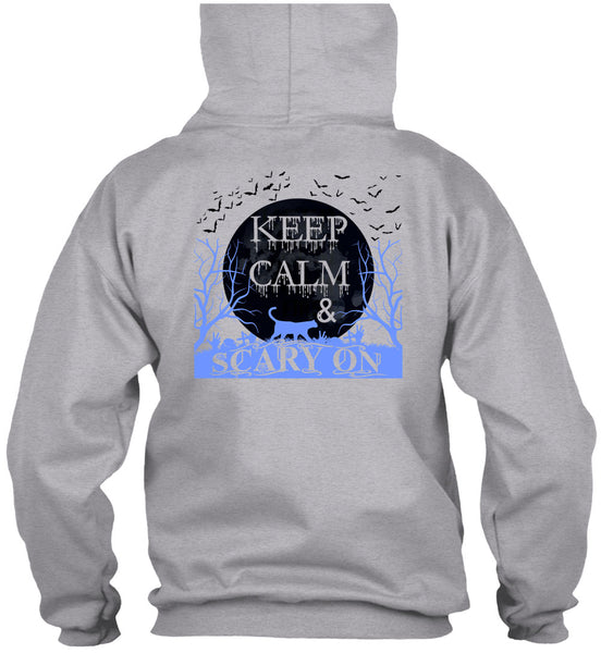 Keep Calm And Scary On T Shirt, Wait For Halloween T Shirt