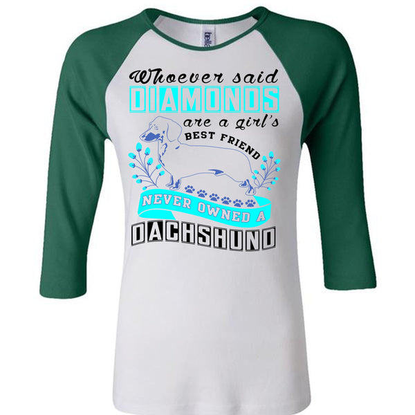 Diamond Are A Girl's Best Friend T Shirt, I Love My Dog T Shirt, Awesome T-Shirts