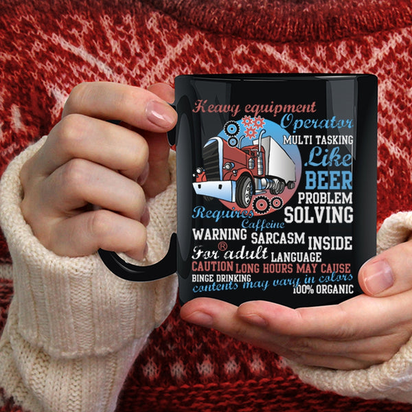 Heavy Equipment Operator Coffee Mug, Cool Job Coffee Cup