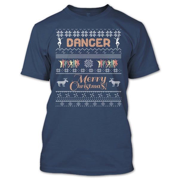 Dancer Merry Christmas T Shirt, Coolest Dancer T Shirt