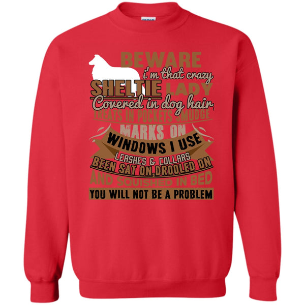 Coolest Sheltie Lady T Shirt, I Am A Dog Lover Sweatshirt