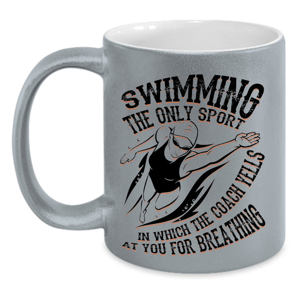 Awesome Gift For Swimmer Coffee Mug, Swimming Accent Mug