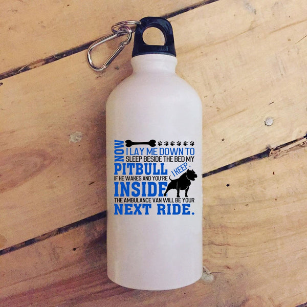My Pit Bull 20 oz Stainless Steel Bottle,Cute Gift For Dog Lovers Outdoor Sports Water Bottle