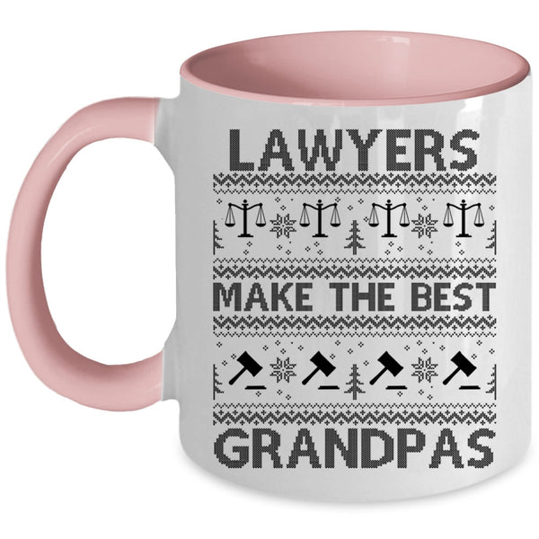 Christmas For Lawyer Coffee Mug, Lawyers Make The Best Grandpas Accent Mug