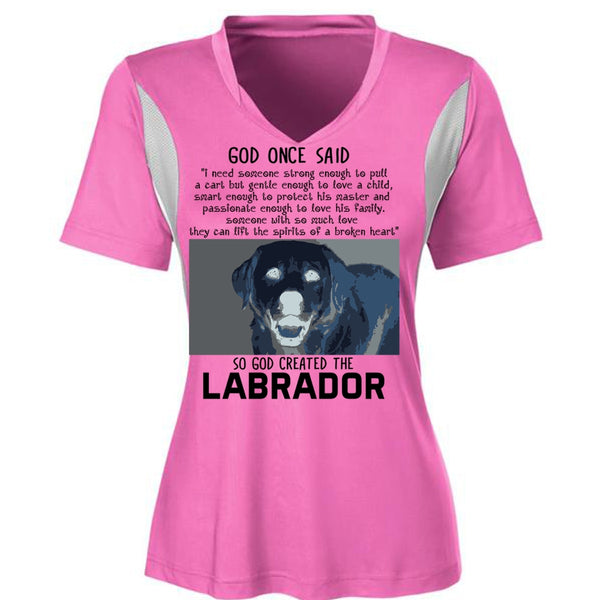God Created The Labrador T Shirt, I Love Dog T Shirt, Favorite T Shirt