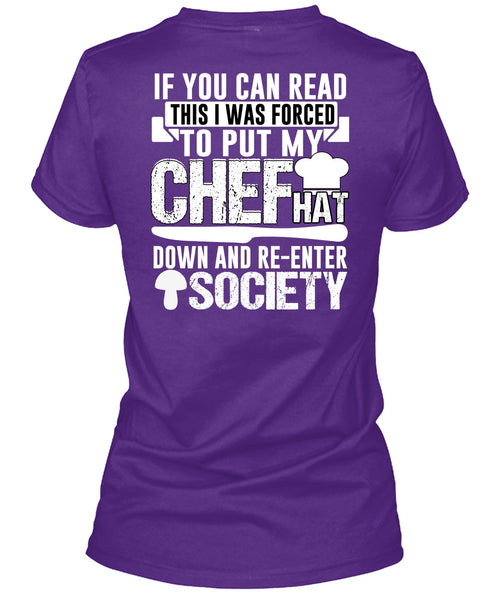 I Was Forced To Put My Chef T Shirt, Being A Chef T Shirt