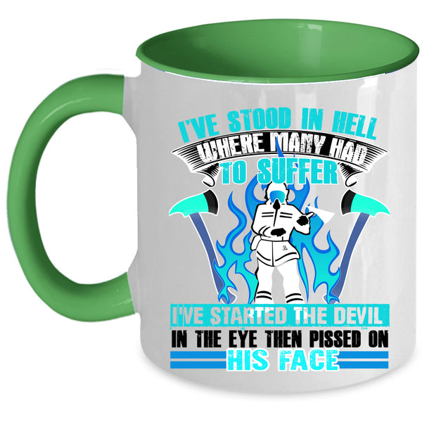 Awesome Fireman Coffee Mug, Cool Firefighter Accent Mug