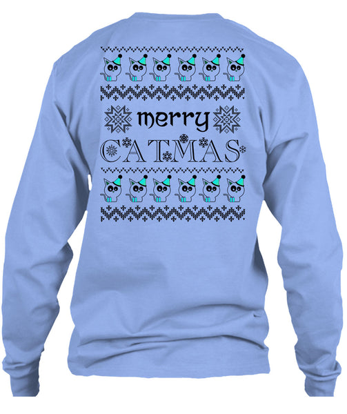 Merry Catmas T Shirt, Happy New Year T Shirt