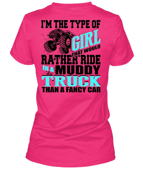 Ride In A Muddy Truck T Shirt, I Love Jeep T Shirt