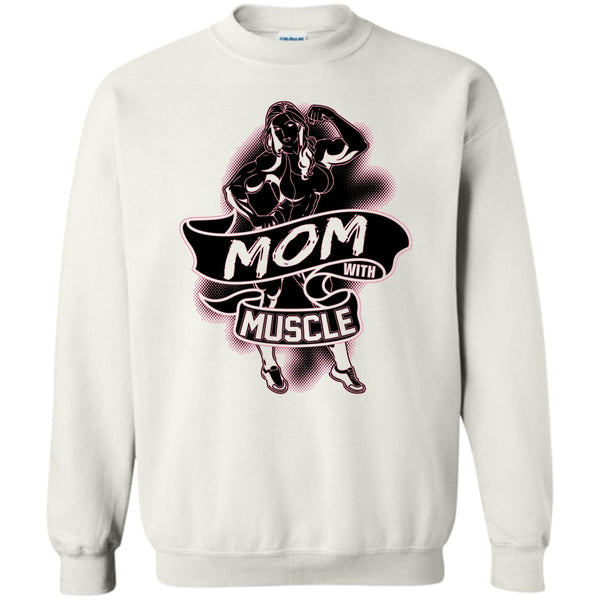 Coolest Gymming T Shirt, Mom With Muscle Sweatshirt