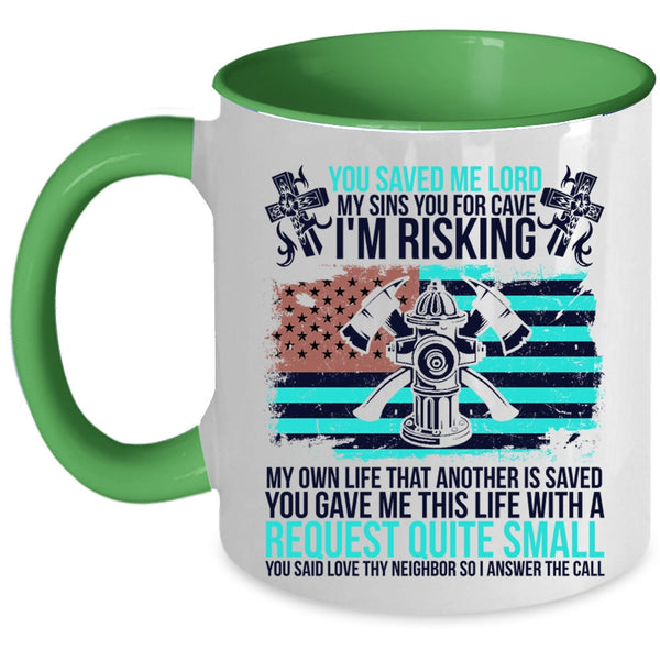 Best Gift For Firemans Coffee Mug, Cool Firefighter Accent Mug