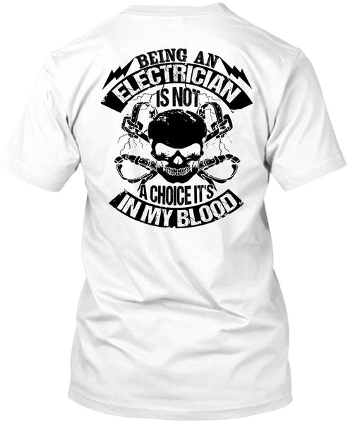 A black t-shirt with the shopify logo