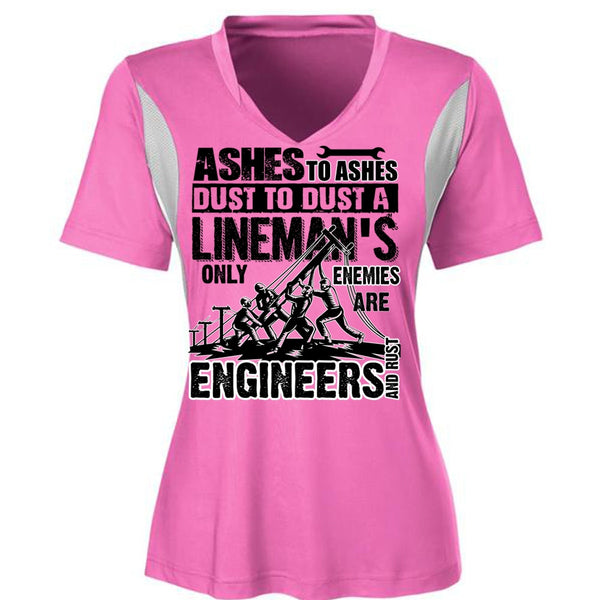 Lineman's Only Enemies T Shirt, I Love Lineman T Shirt, Awesome T-Shirts