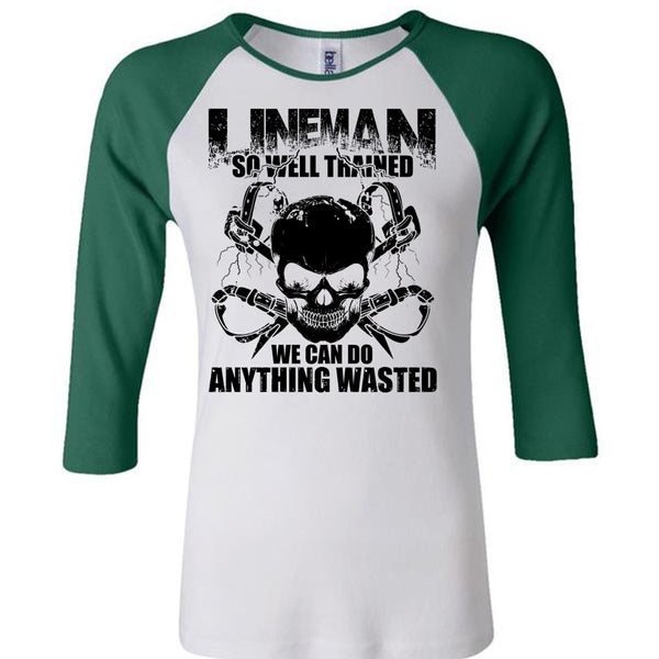 Lineman So Well Trained T Shirt, I Love Lineman T Shirt, Awesome T-Shirts