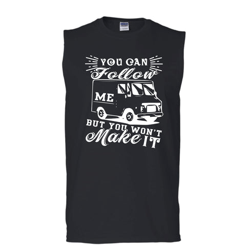 A black t-shirt with the shopify logo