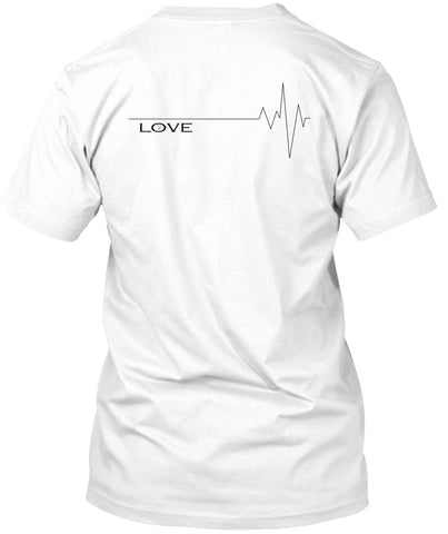 A black t-shirt with the shopify logo
