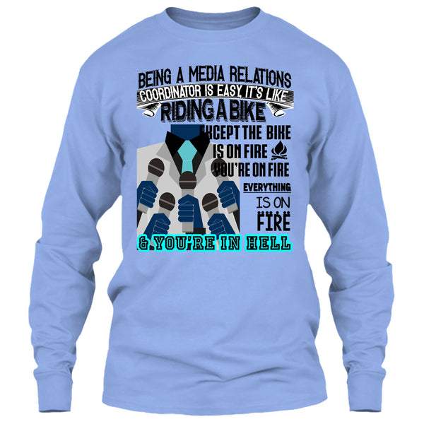 Being A Media Relations T Shirt, Cool Media Relation T Shirt