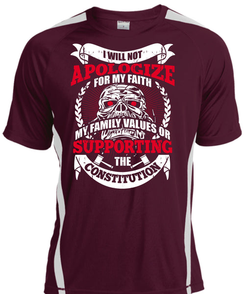 I Will Not Apologize For My Faith T Shirt, I Love My Life T Shirt, Cool Shirt
