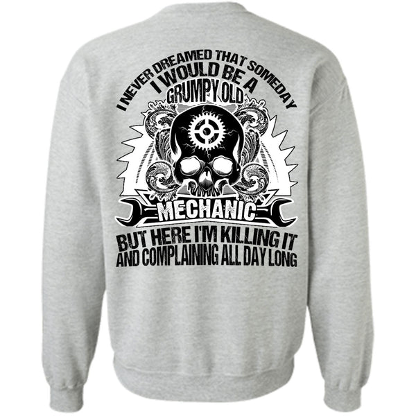 I Love Mechanic T Shirt, Grumpy Old Mechanic Sweatshirt