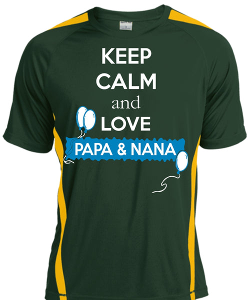 Keep Calm And Love Papa And Nana T Shirt, Father's Day T Shirt