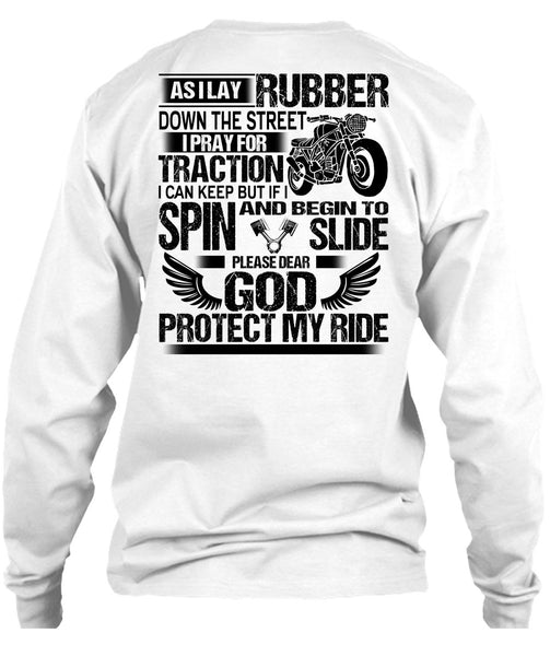 God Protect My Ride T Shirt, I Love Biker T Shirt