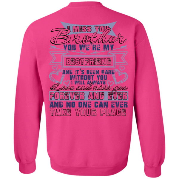 I Love Brother T Shirt, I Miss You Brother Sweatshirt