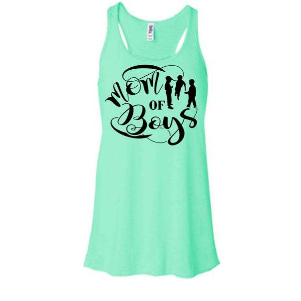Mom Of Boys T Shirt, Mother And Son Tank Top