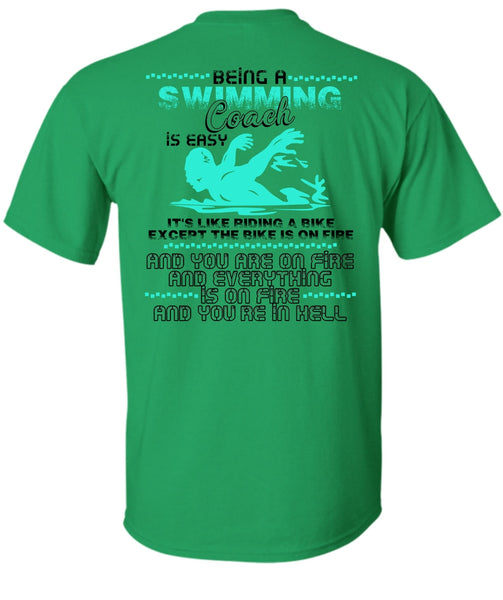 Being A Swimming Coach T Shirt, I Love Swimming T Shirt