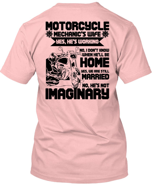 Motorcycle Mechanic's Wife T Shirt, I Love Mechanic T Shirt
