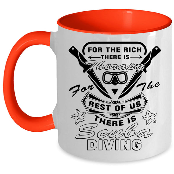 Outdoor Coffee Mug, There Is Scuba Diving Accent Mug