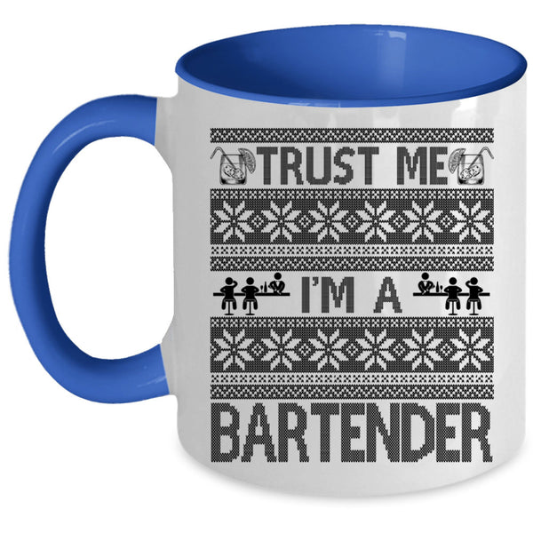 Cute Bartender Coffee Mug, Trust Me I'm A Bartender Accent Mug
