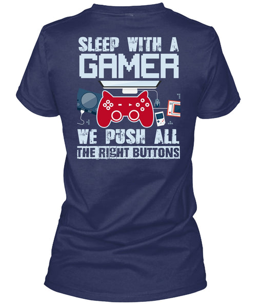 Sleep With A Gamer T Shirt, I Love Gaming T Shirt