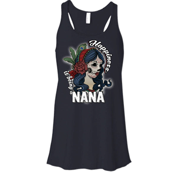 Happiness Is Being A Nana T Shirt, Coolest Nana Tank Top