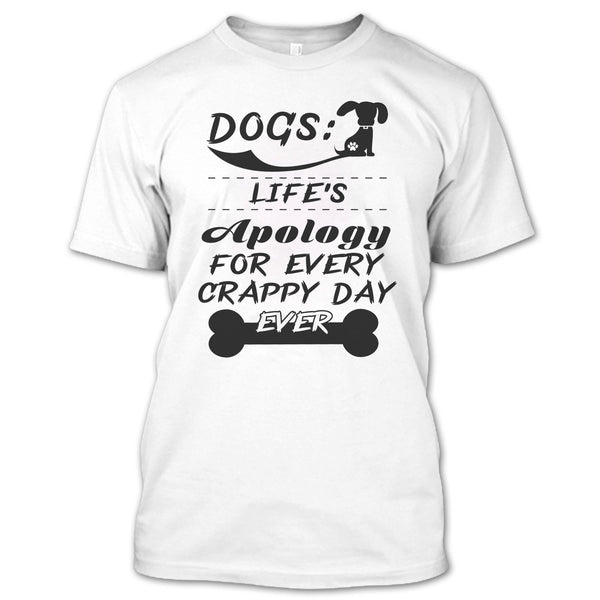 A black t-shirt with the shopify logo