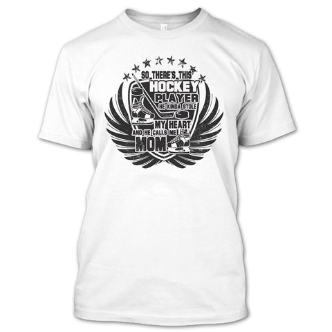 A black t-shirt with the shopify logo