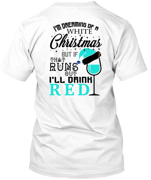 A black t-shirt with the shopify logo