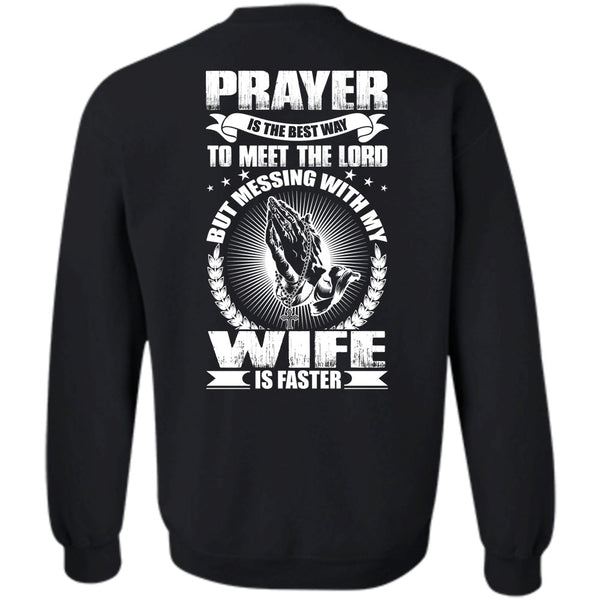 A black t-shirt with the shopify logo