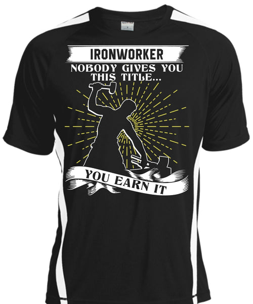 A black t-shirt with the shopify logo